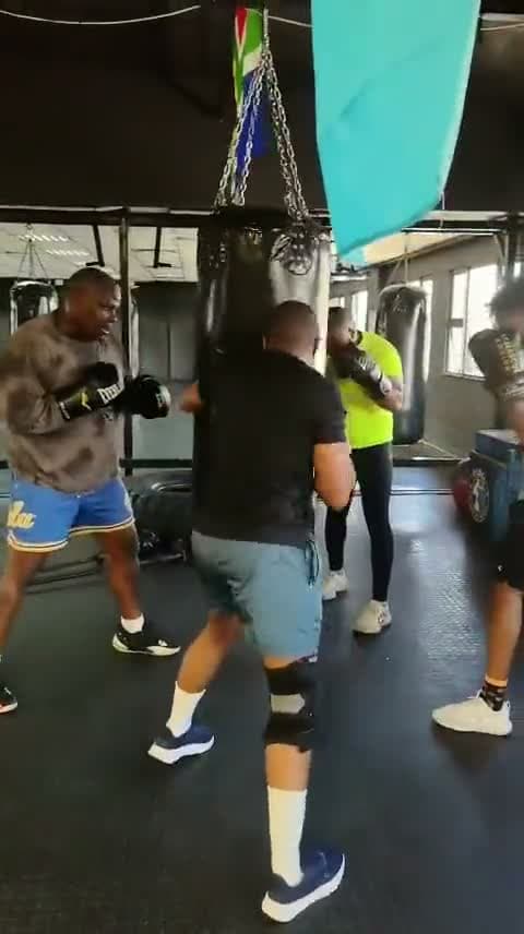 Training session at Eastside Boxing